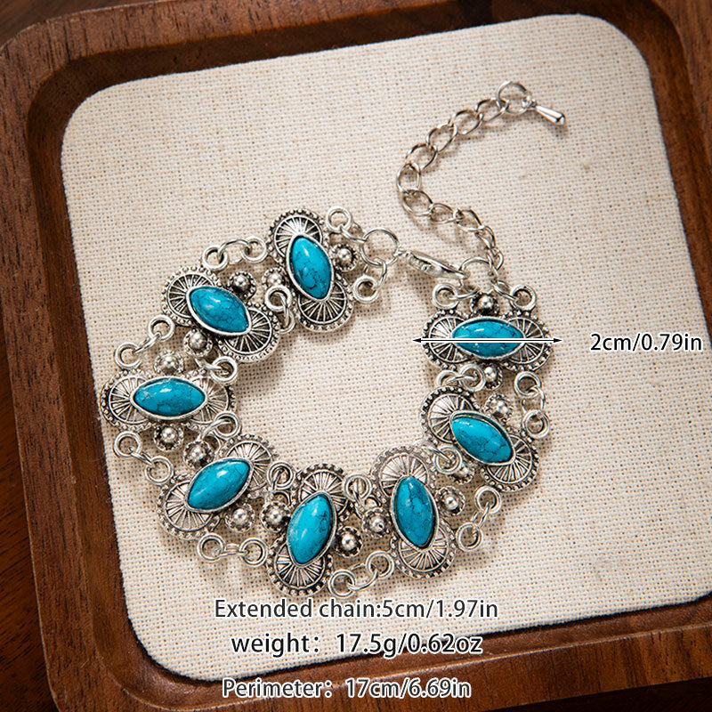 Bohemian Turquoise Bracelet