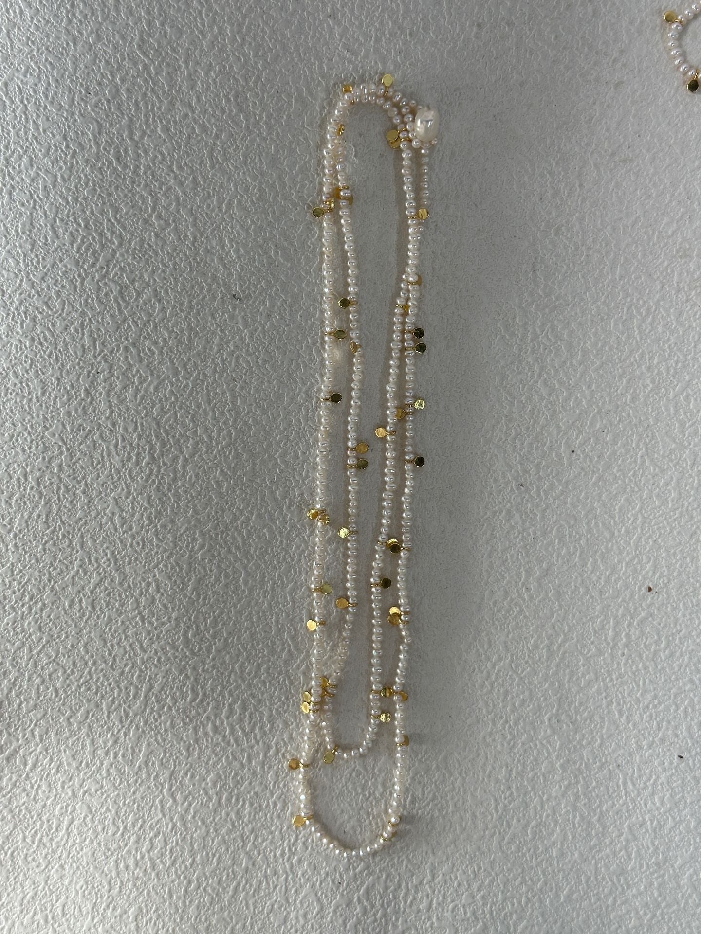 Double Layer Gold Long Chain