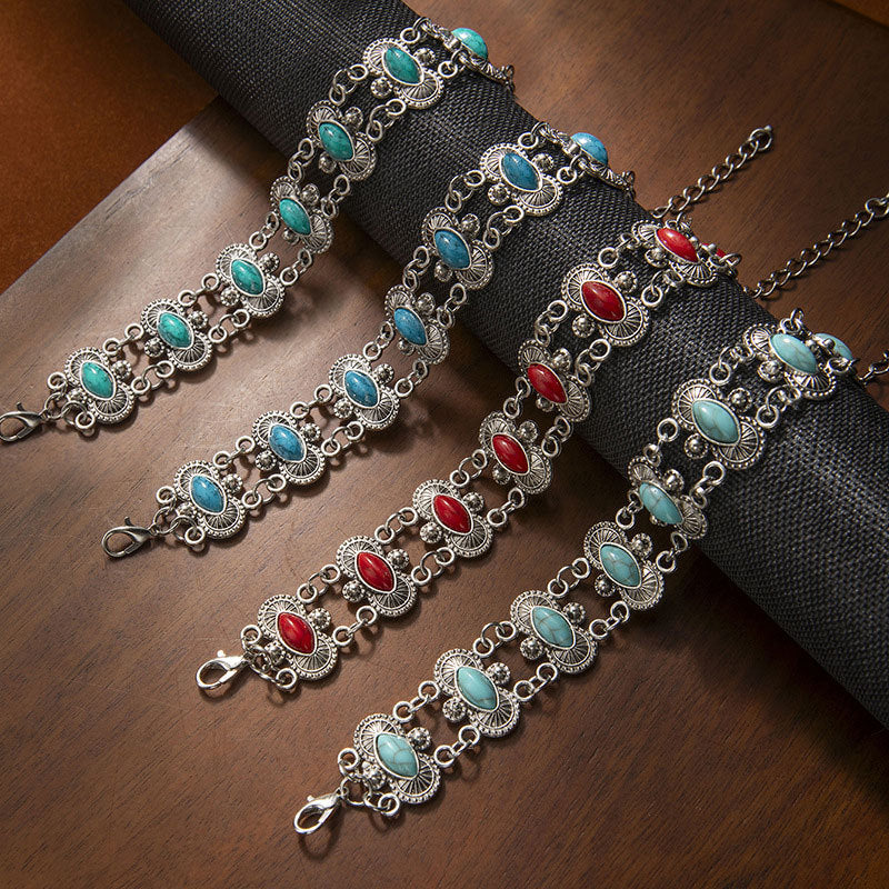 Bohemian Turquoise Bracelet