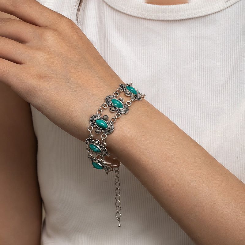 Bohemian Turquoise Bracelet