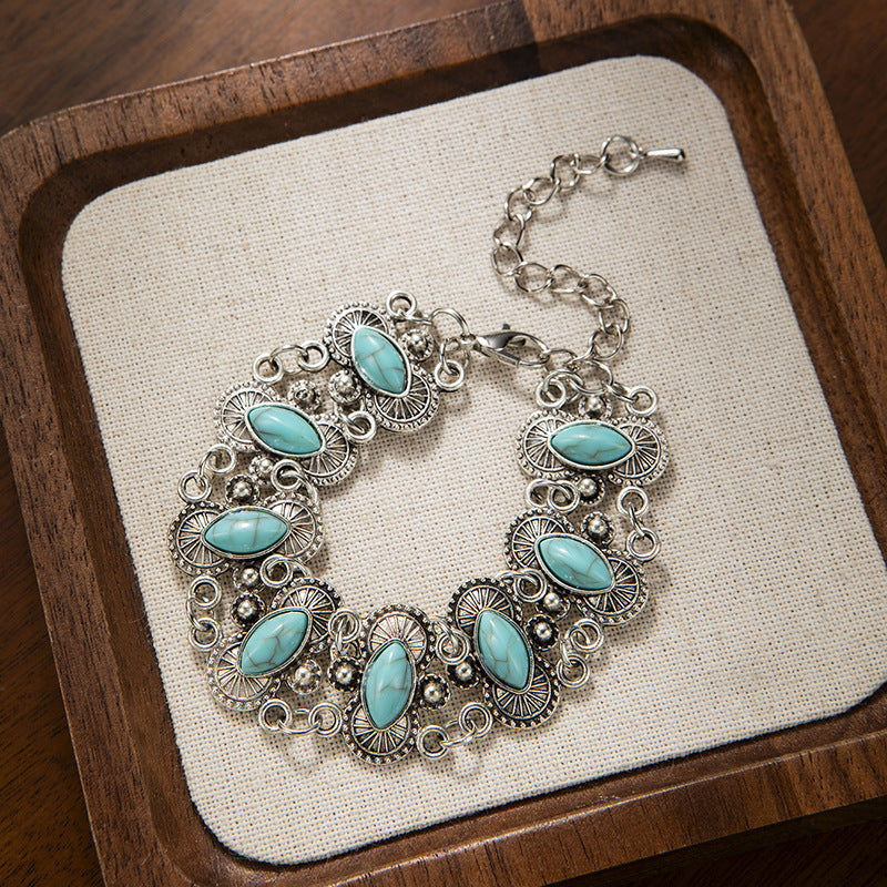Bohemian Turquoise Bracelet