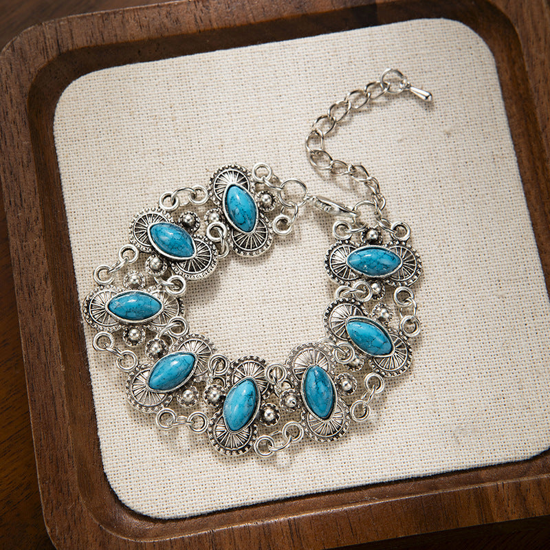 Bohemian Turquoise Bracelet