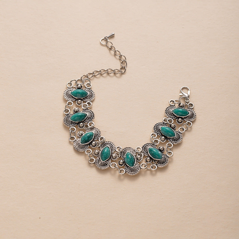 Bohemian Turquoise Bracelet