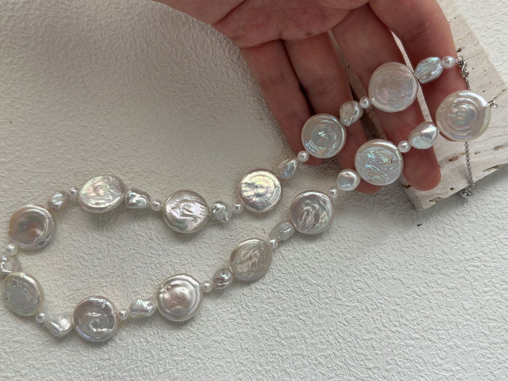 Sun Moon Float Necklace