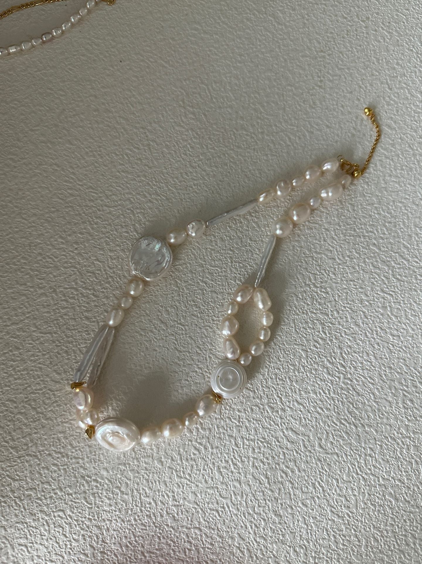 French Pearl Choker - Minimalist Elegant Collarbone Necklace