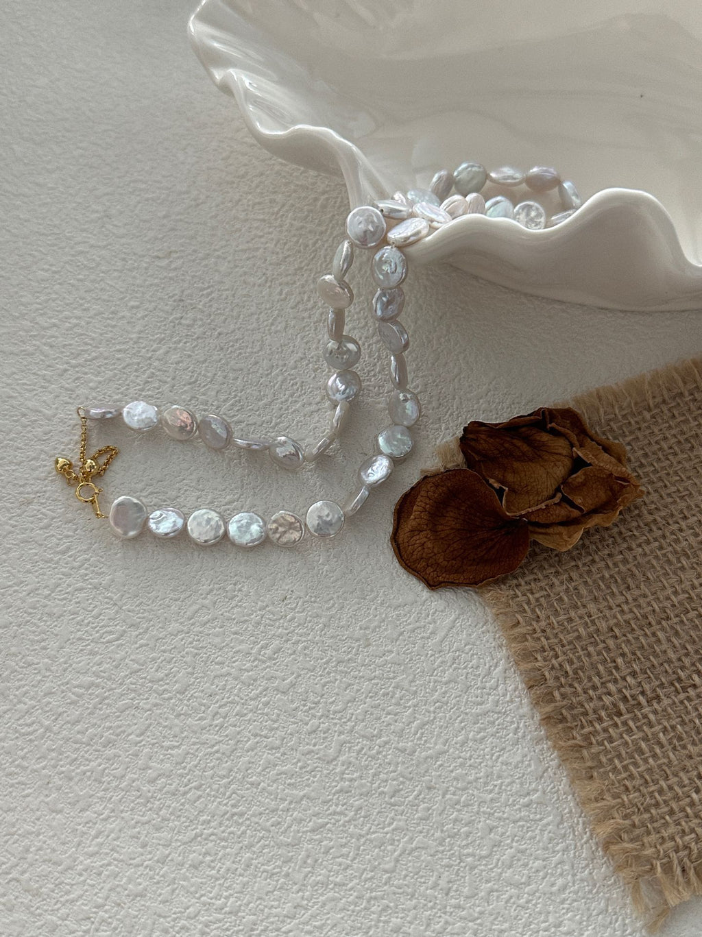Round Baroque Necklace