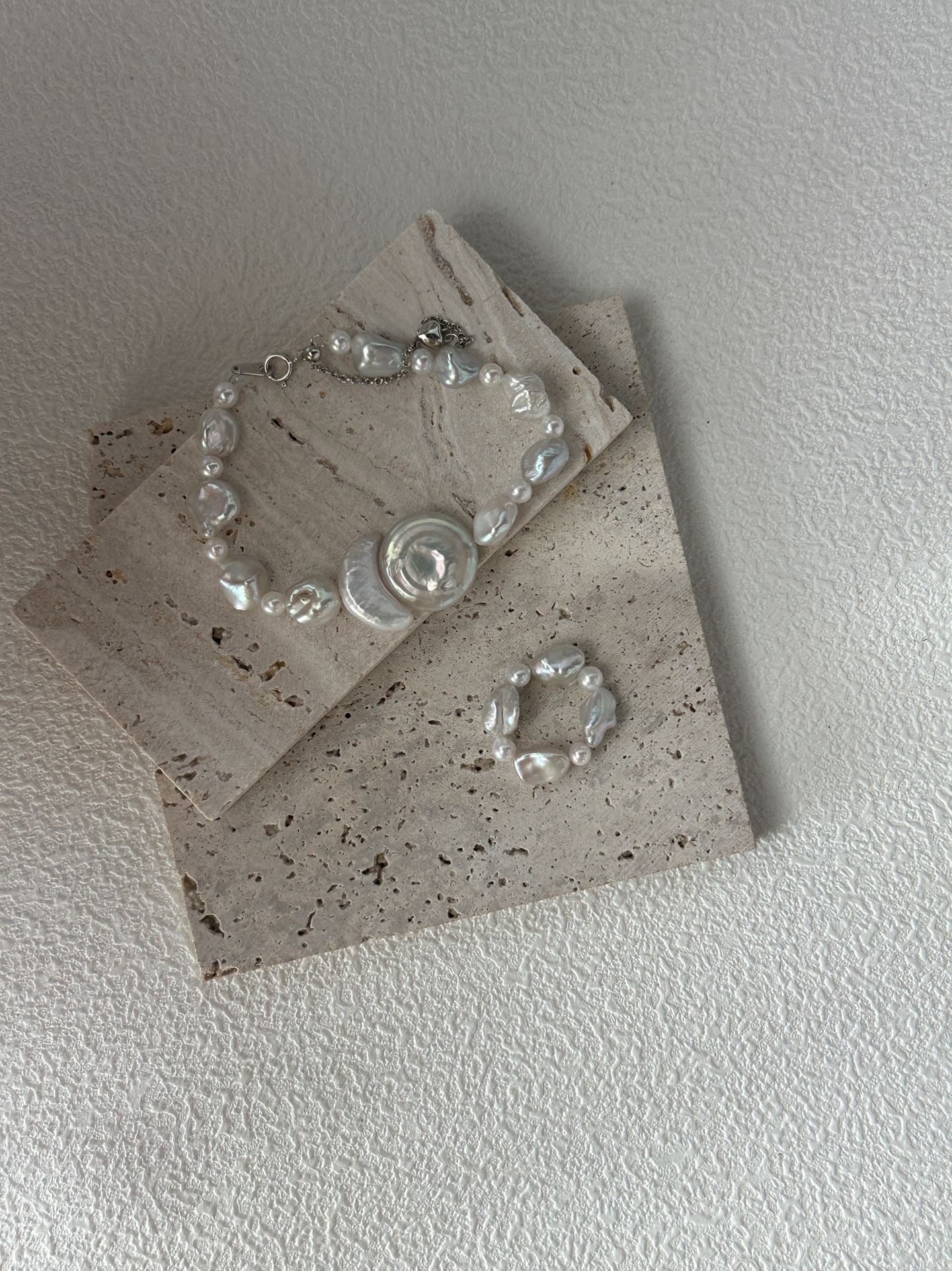 Floating Sun Moon Bracelet