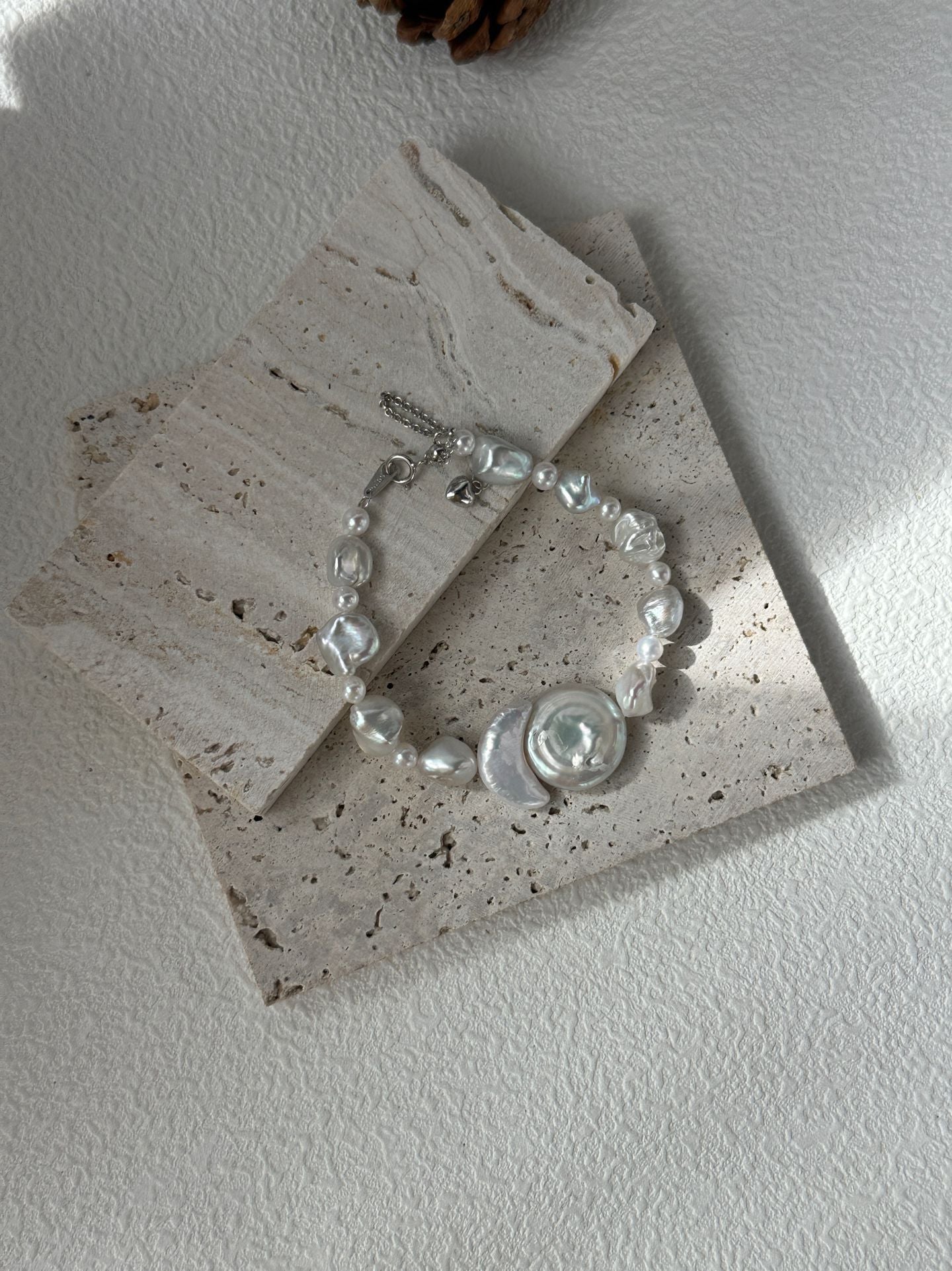 Floating Sun Moon Bracelet