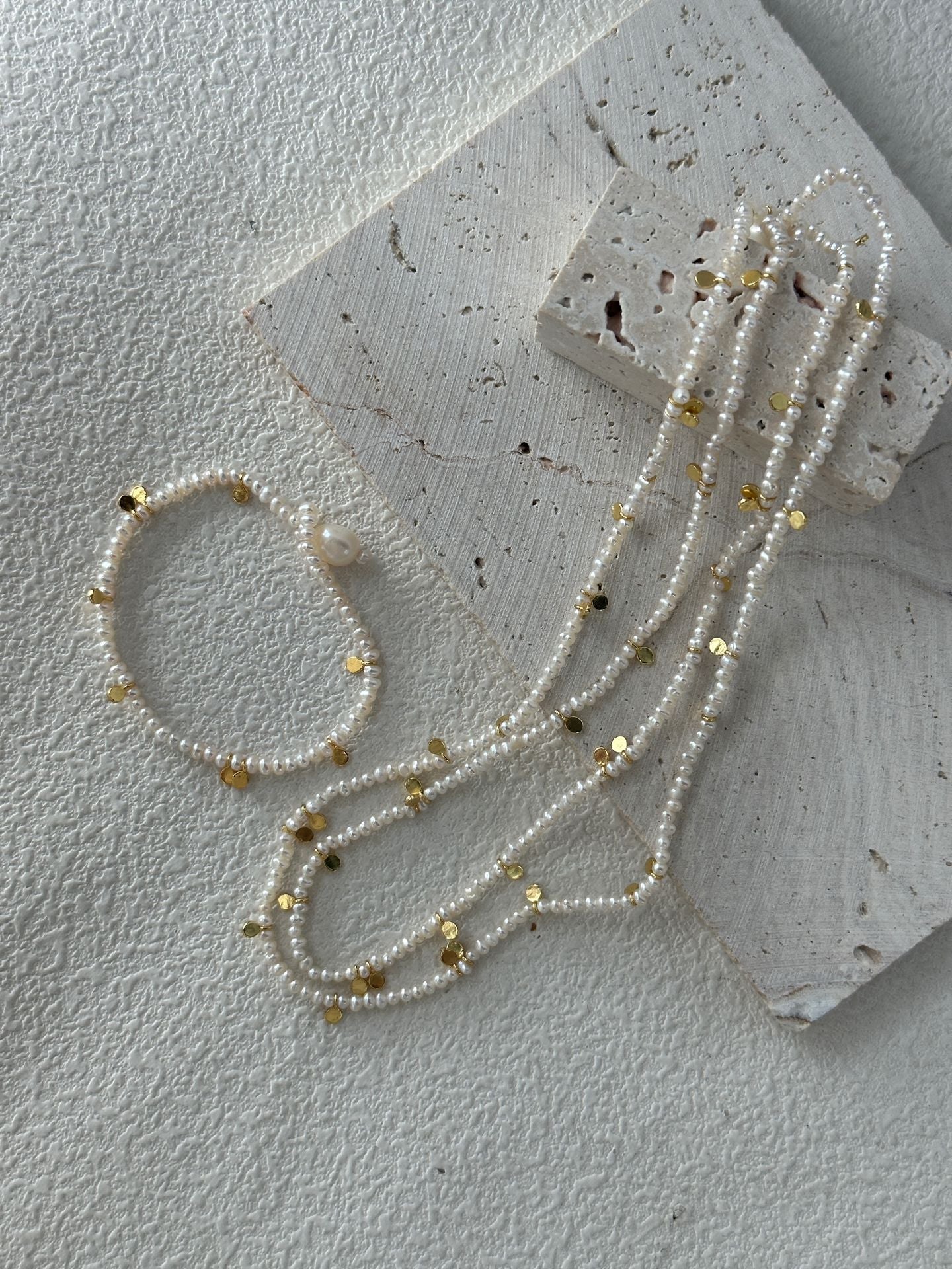 Double Layer Gold Long Chain