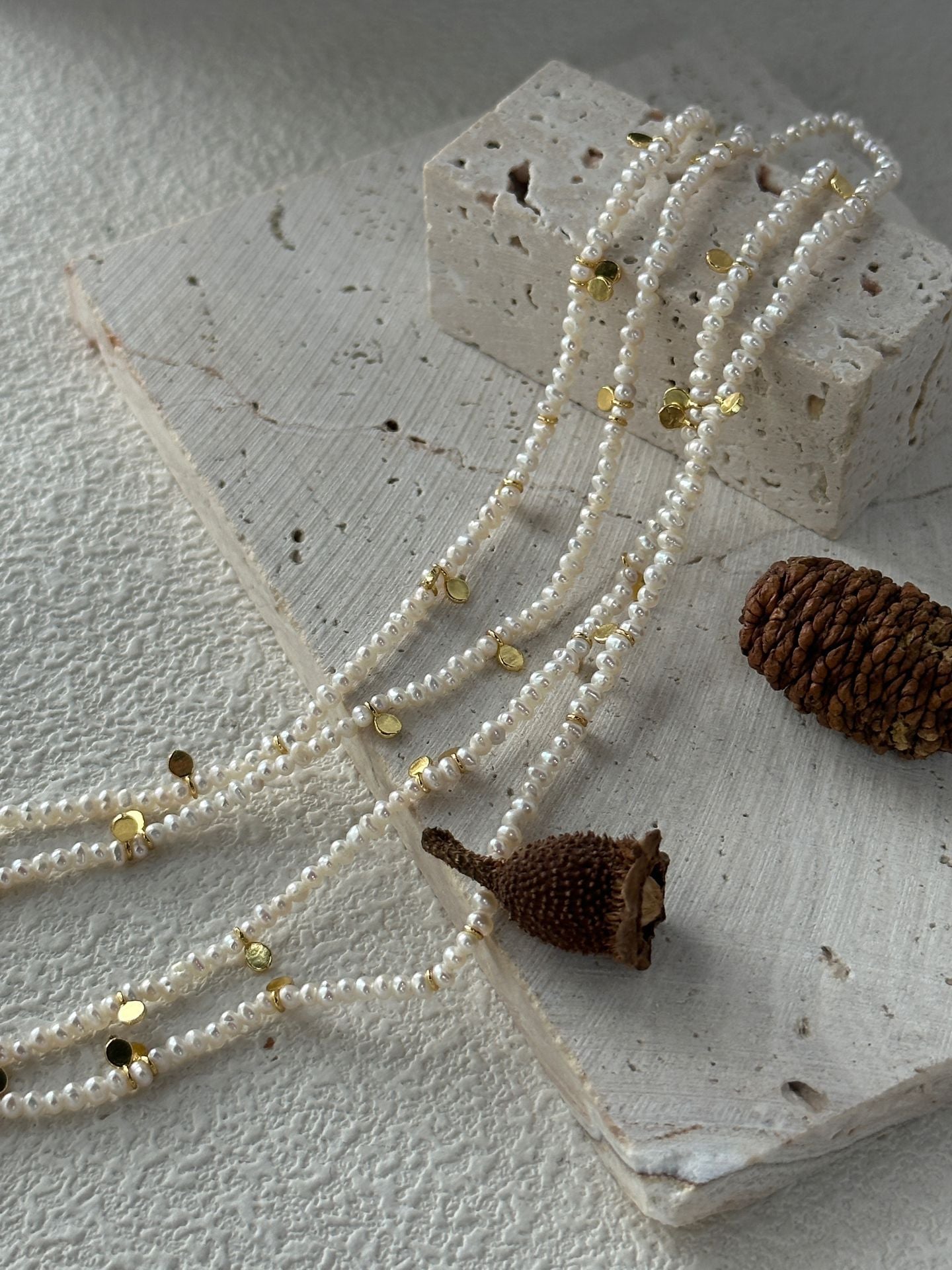 Double Layer Gold Long Chain