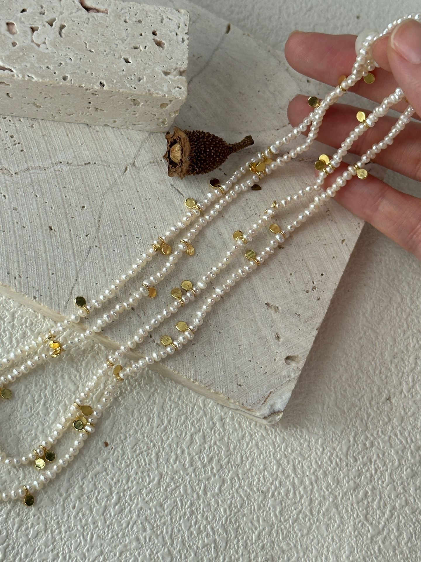 Double Layer Gold Long Chain