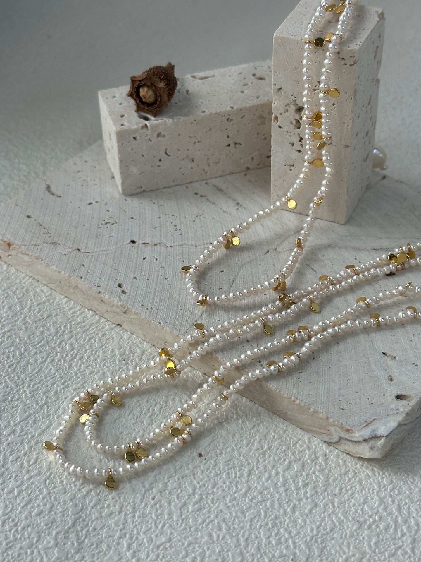 Double Layer Gold Long Chain