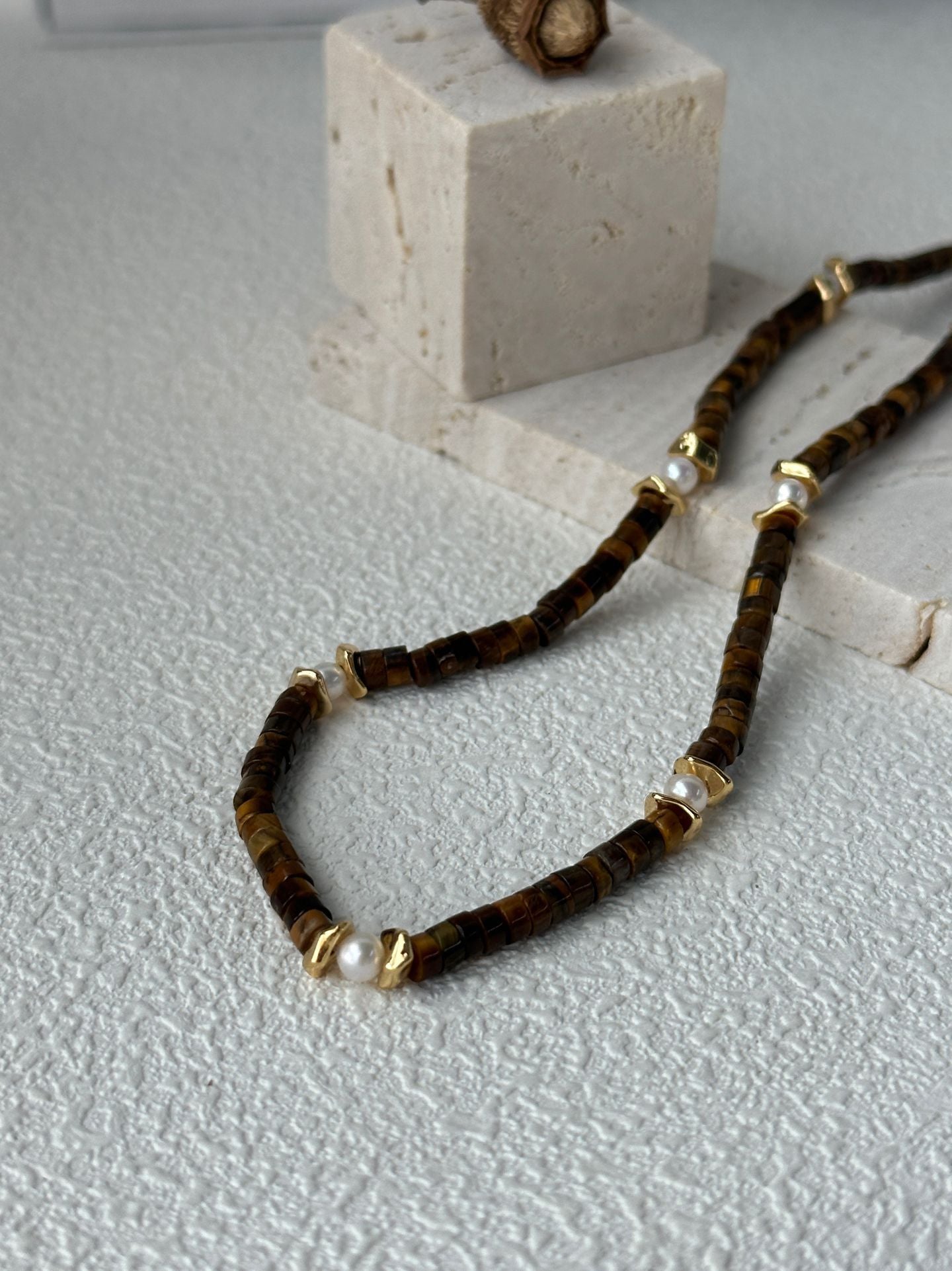 Caramel Tiger's Eye Necklace