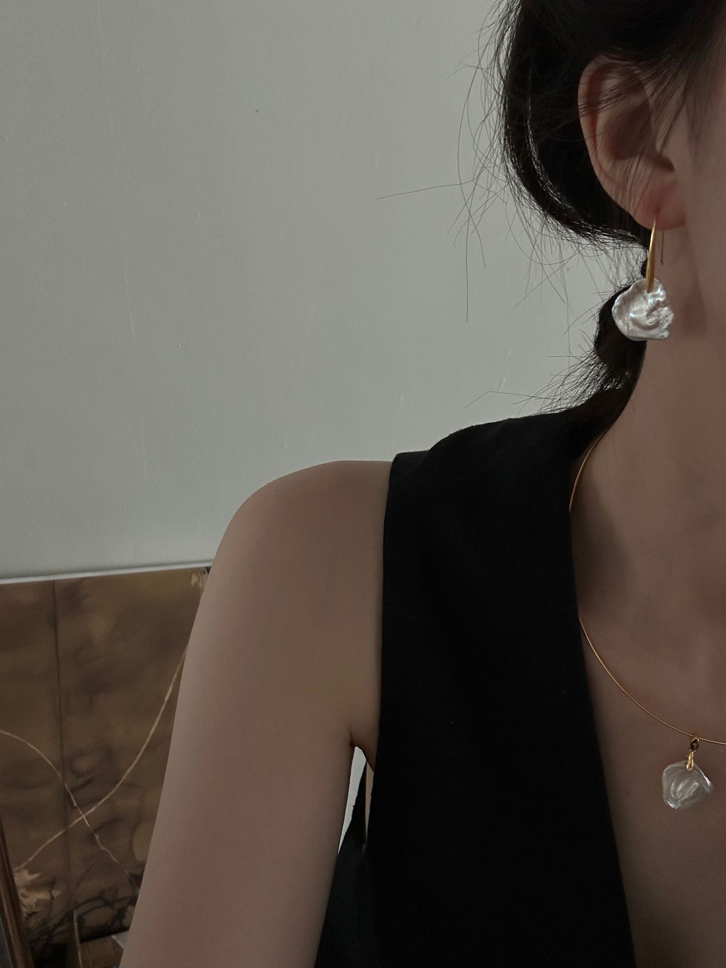Golden Petal Choker