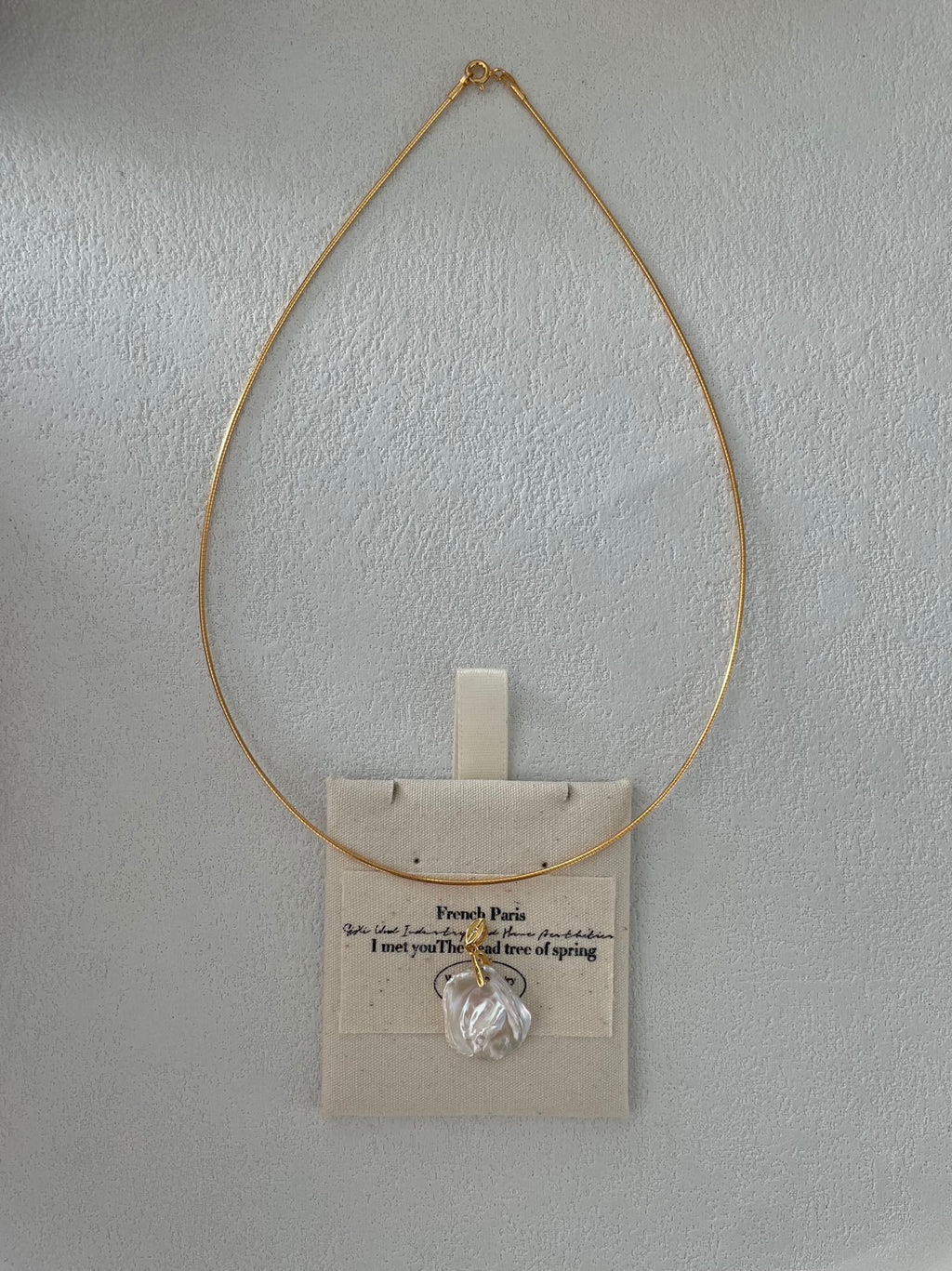 Golden Petal Choker