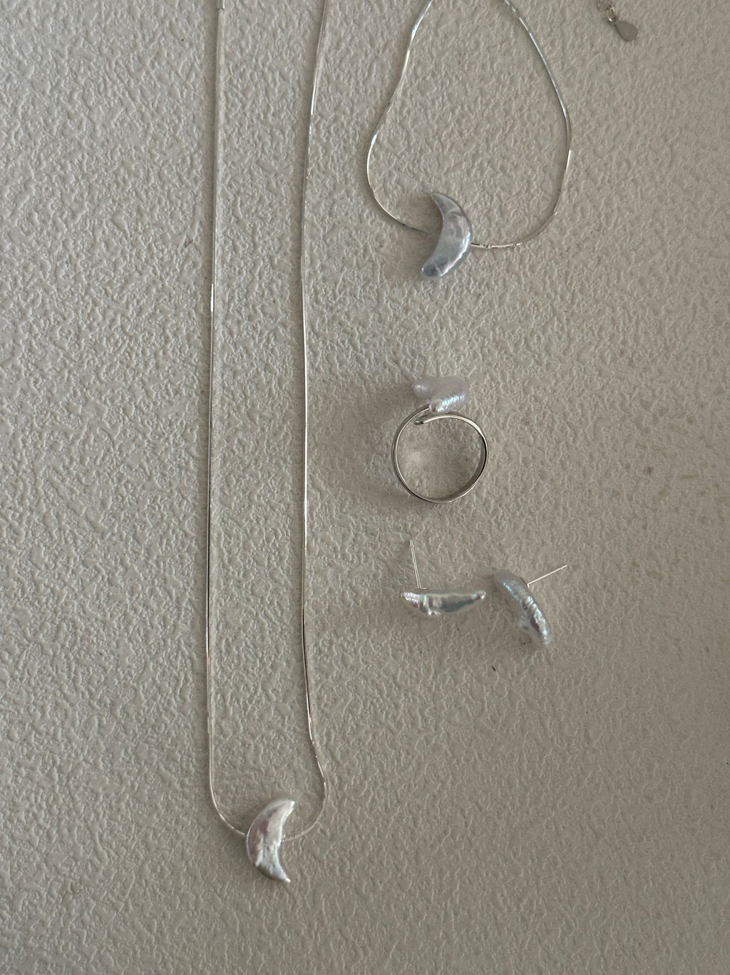 Moon Stud Earrings