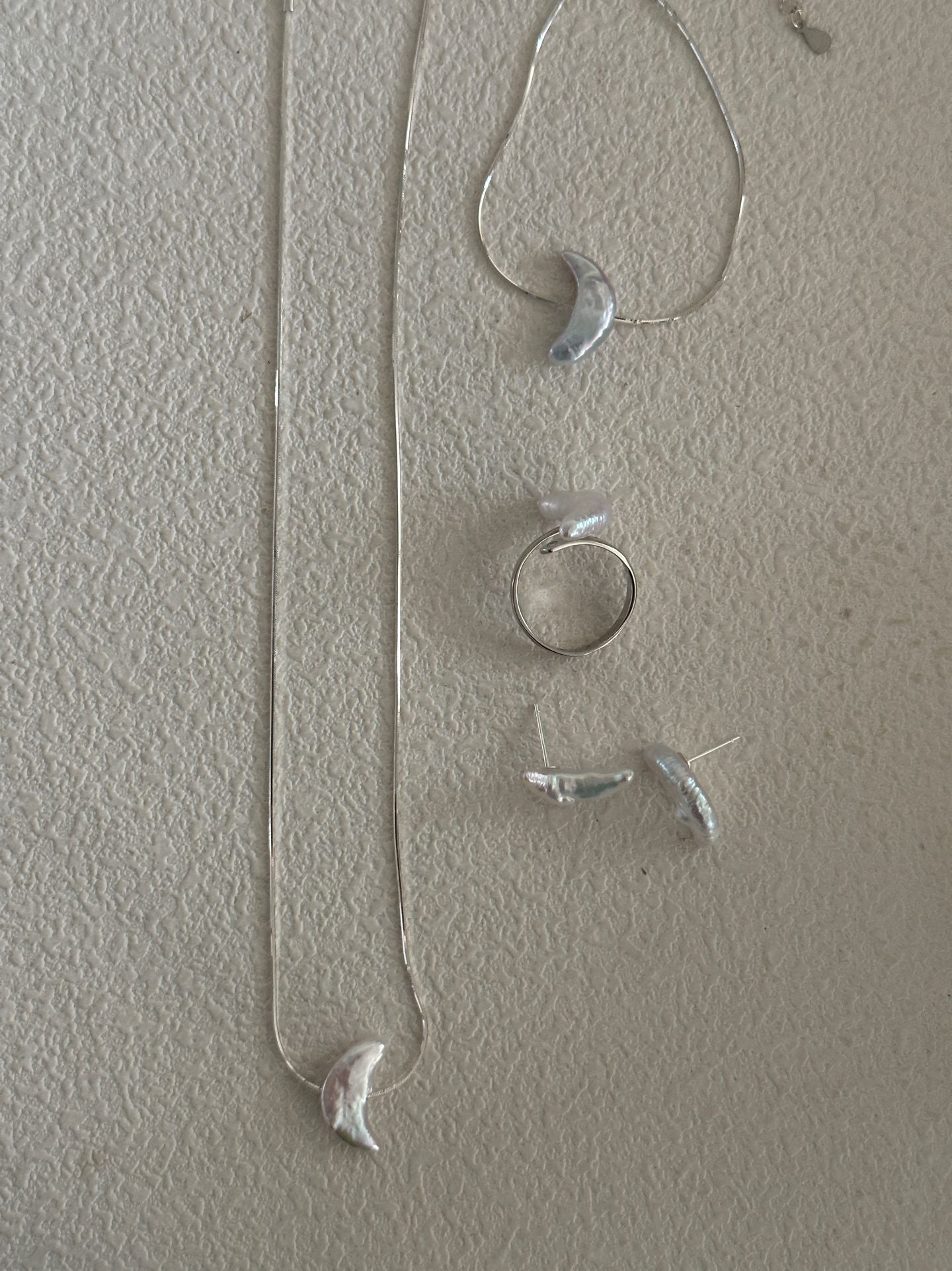 Moon Stud Earrings