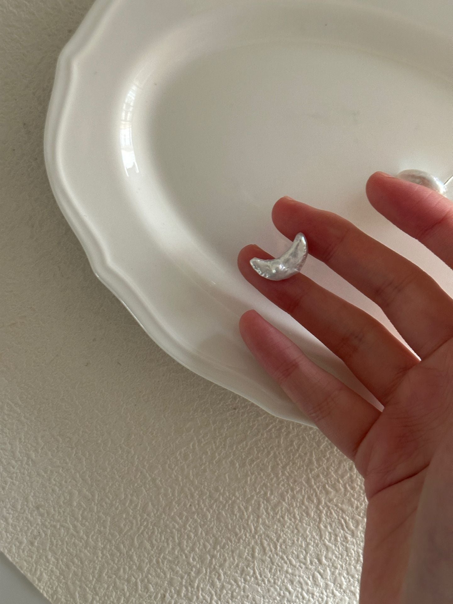Moon Stud Earrings