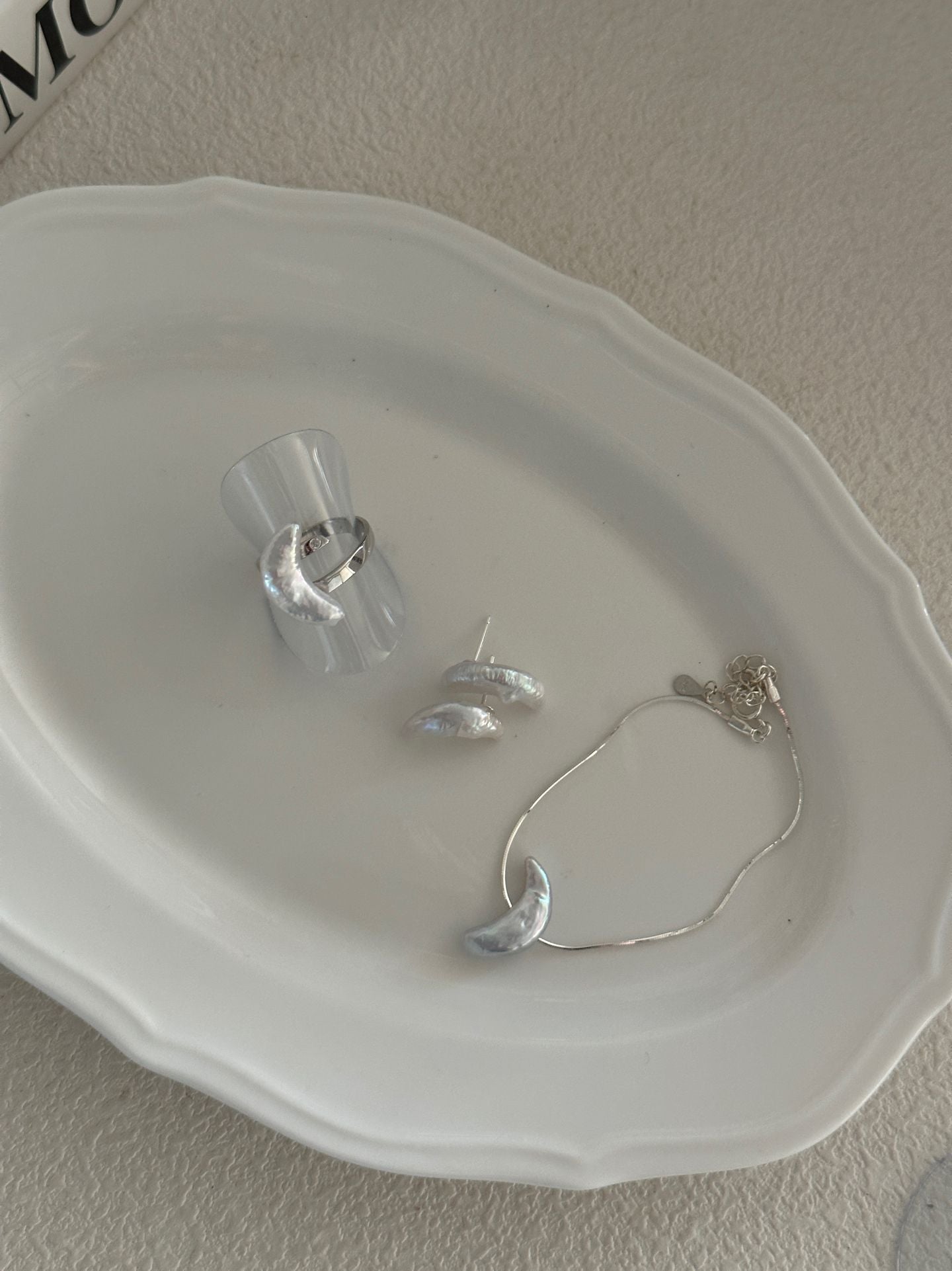 Moon Stud Earrings