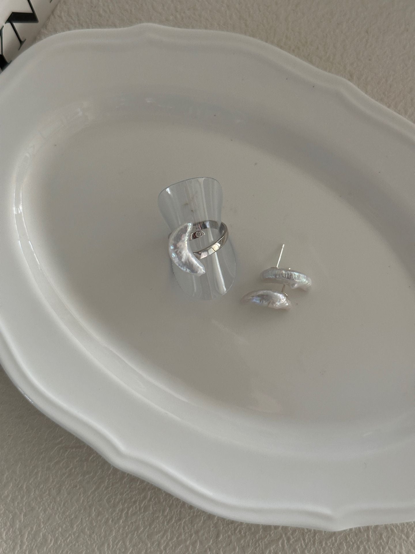 Moon Stud Earrings