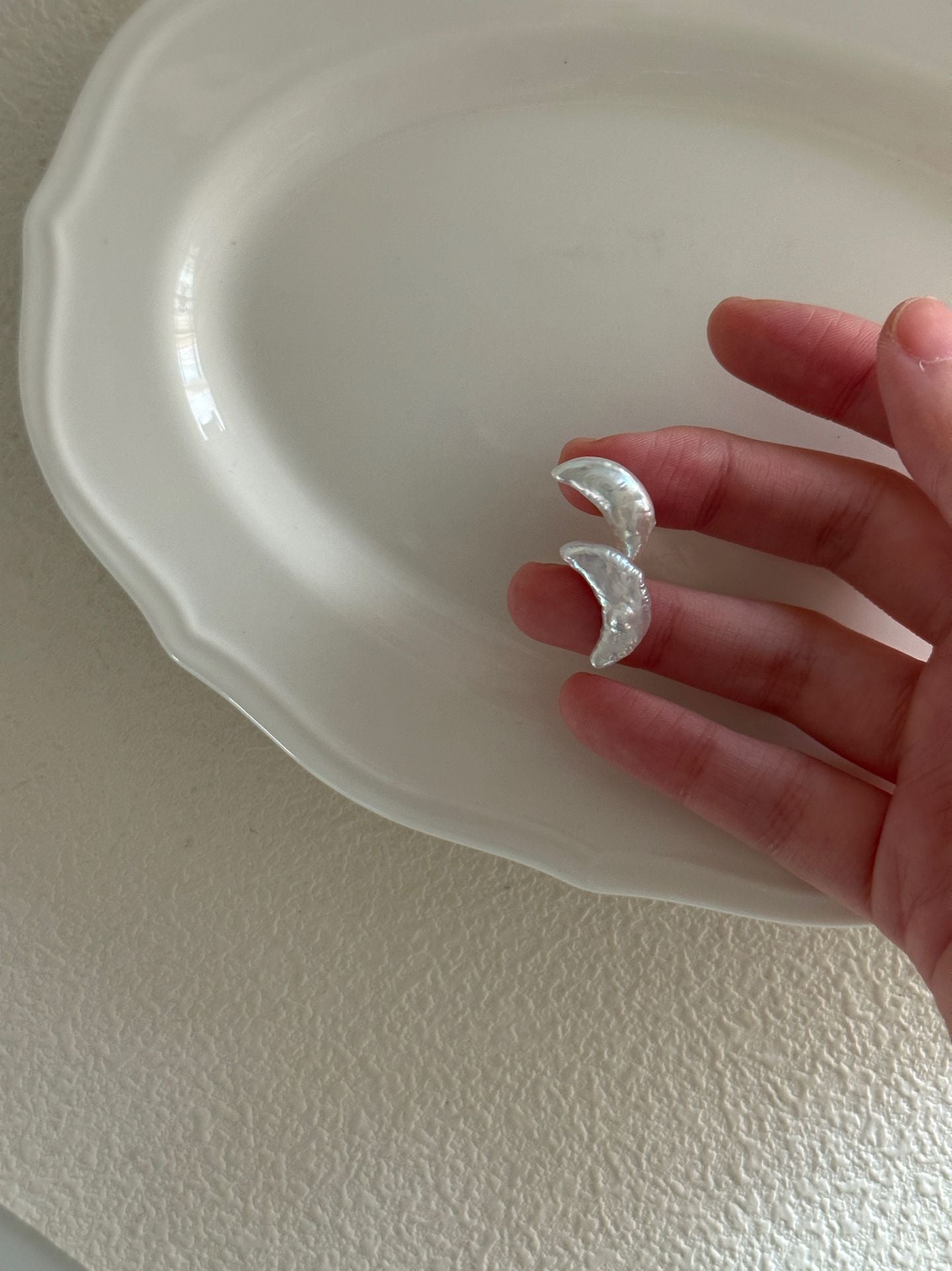 Moon Stud Earrings