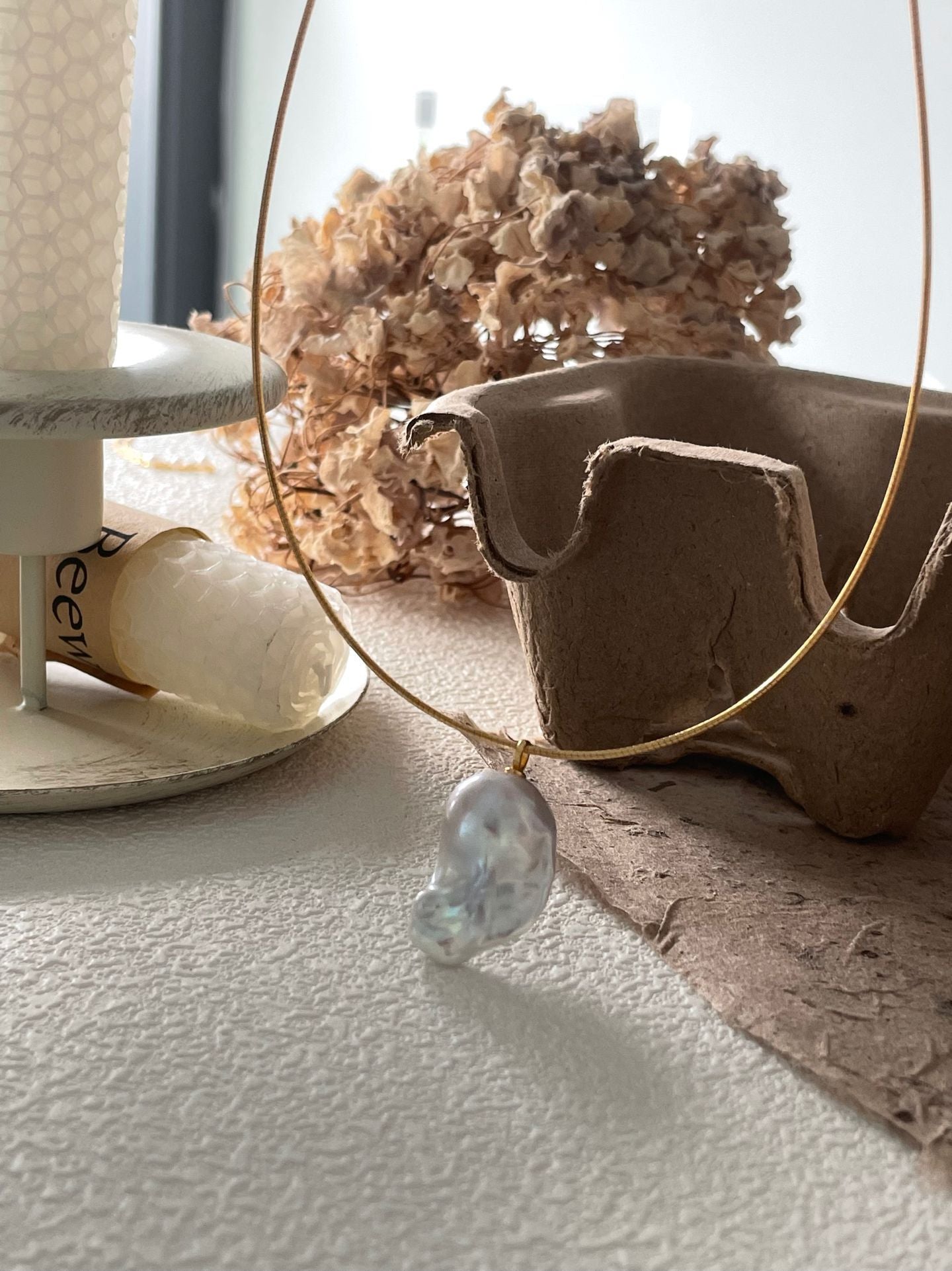 Golden Tail Drop Choker