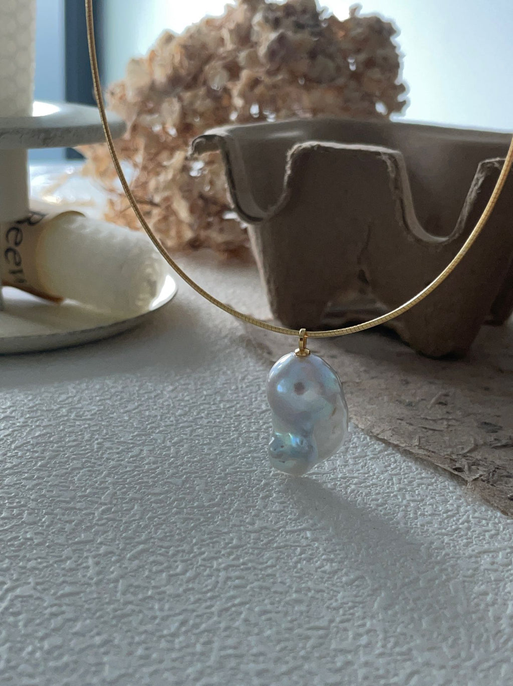 Golden Tail Drop Choker