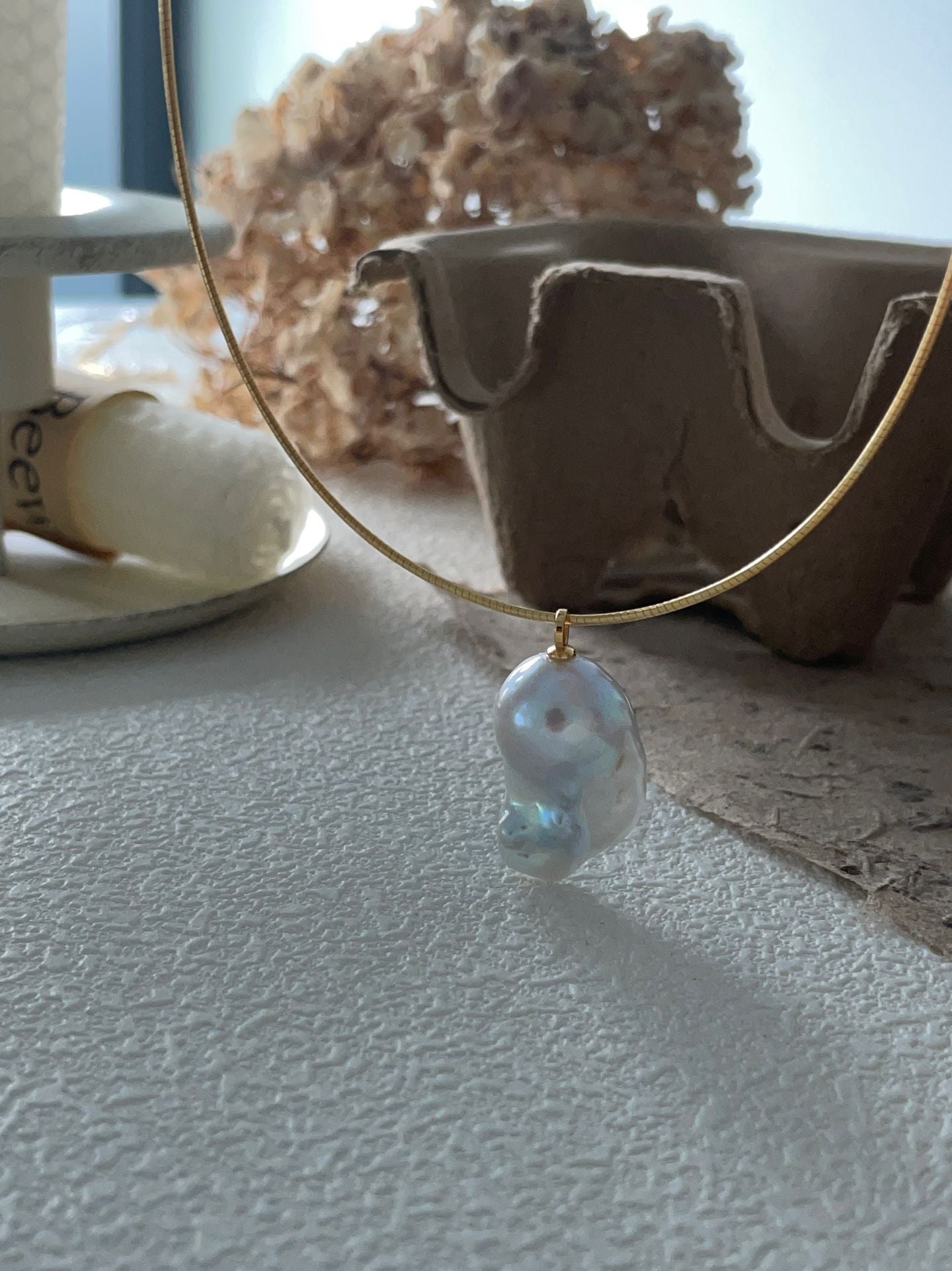 Golden Tail Drop Choker
