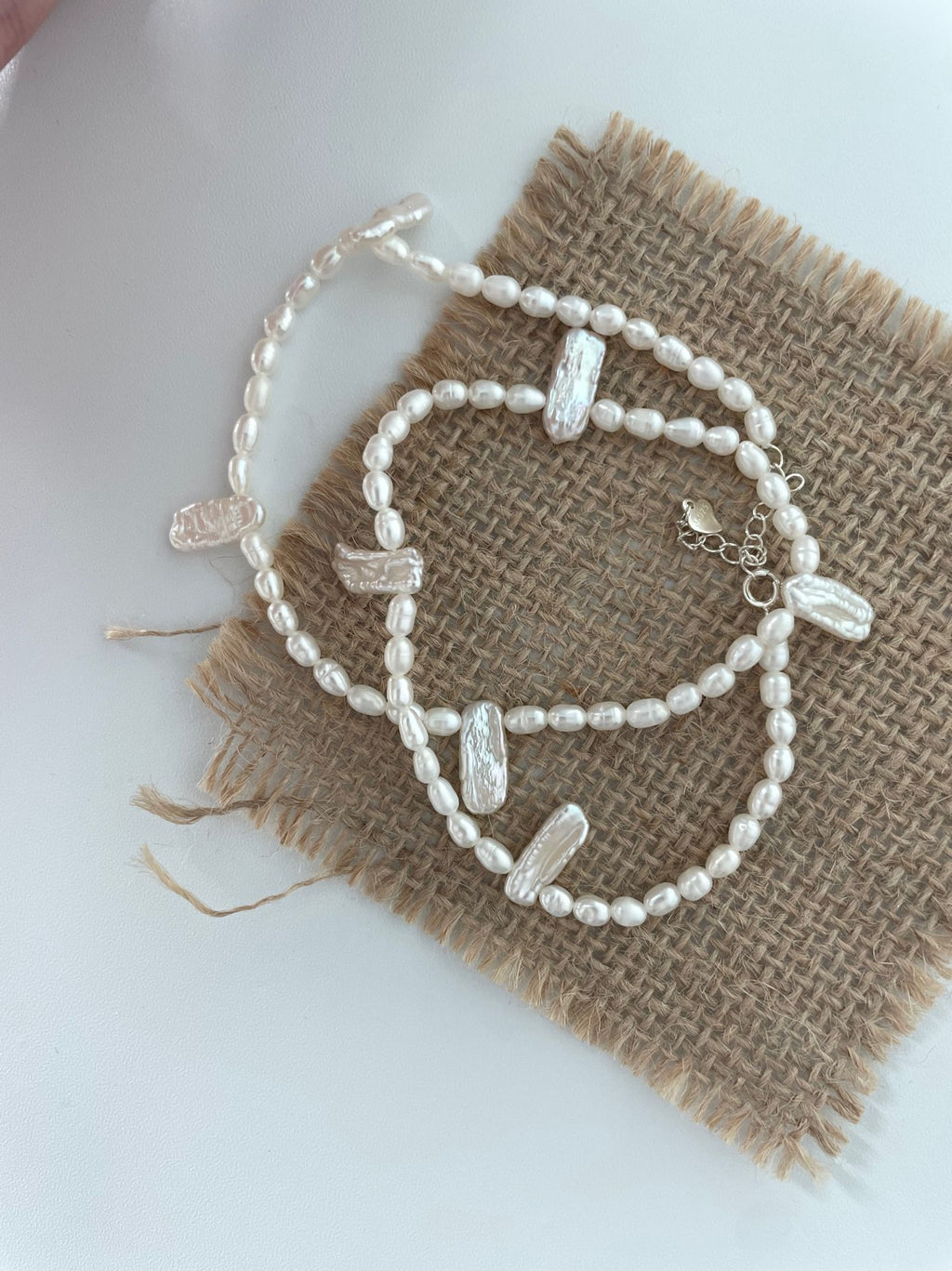 Lace Baroque Pearl Necklace