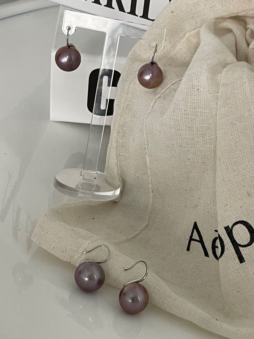 Purple Edison Pearl Strand Necklace
