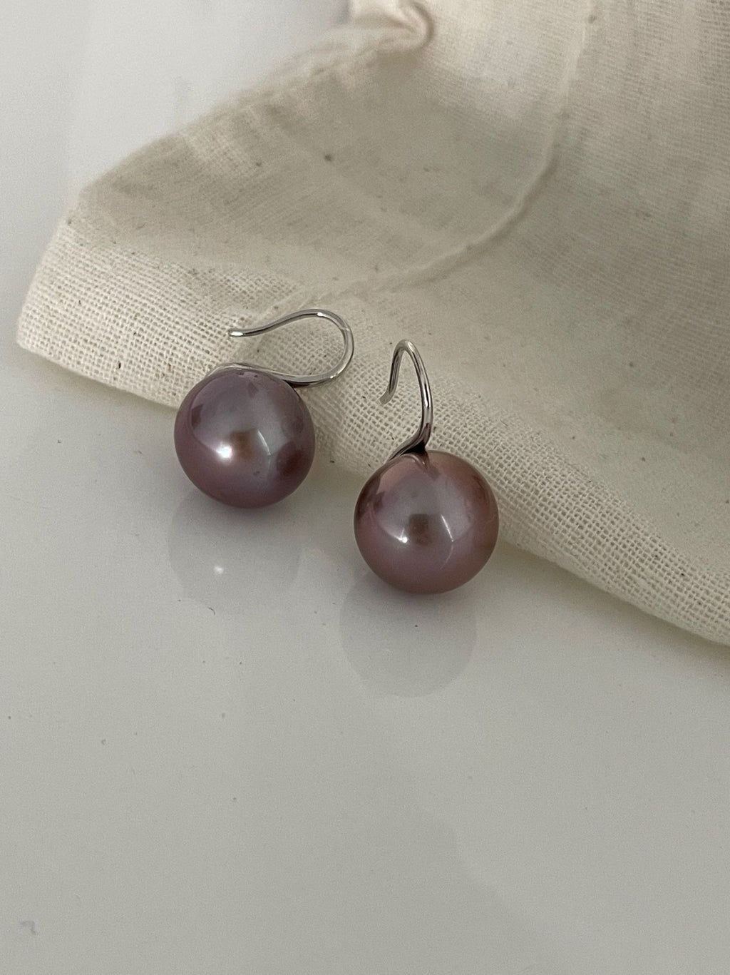 Purple Edison Pearl Strand Necklace