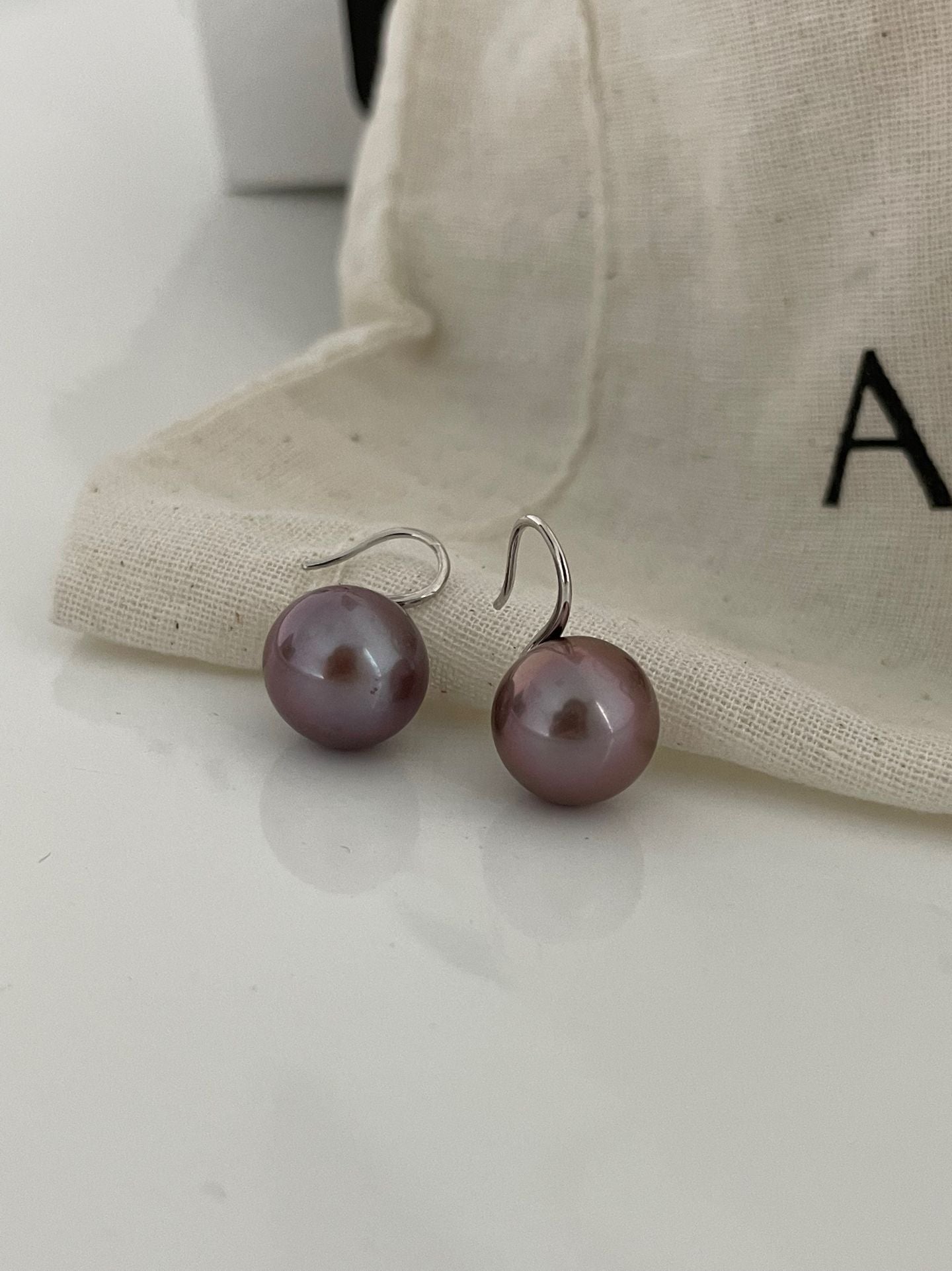 Purple Edison Pearl Strand Necklace