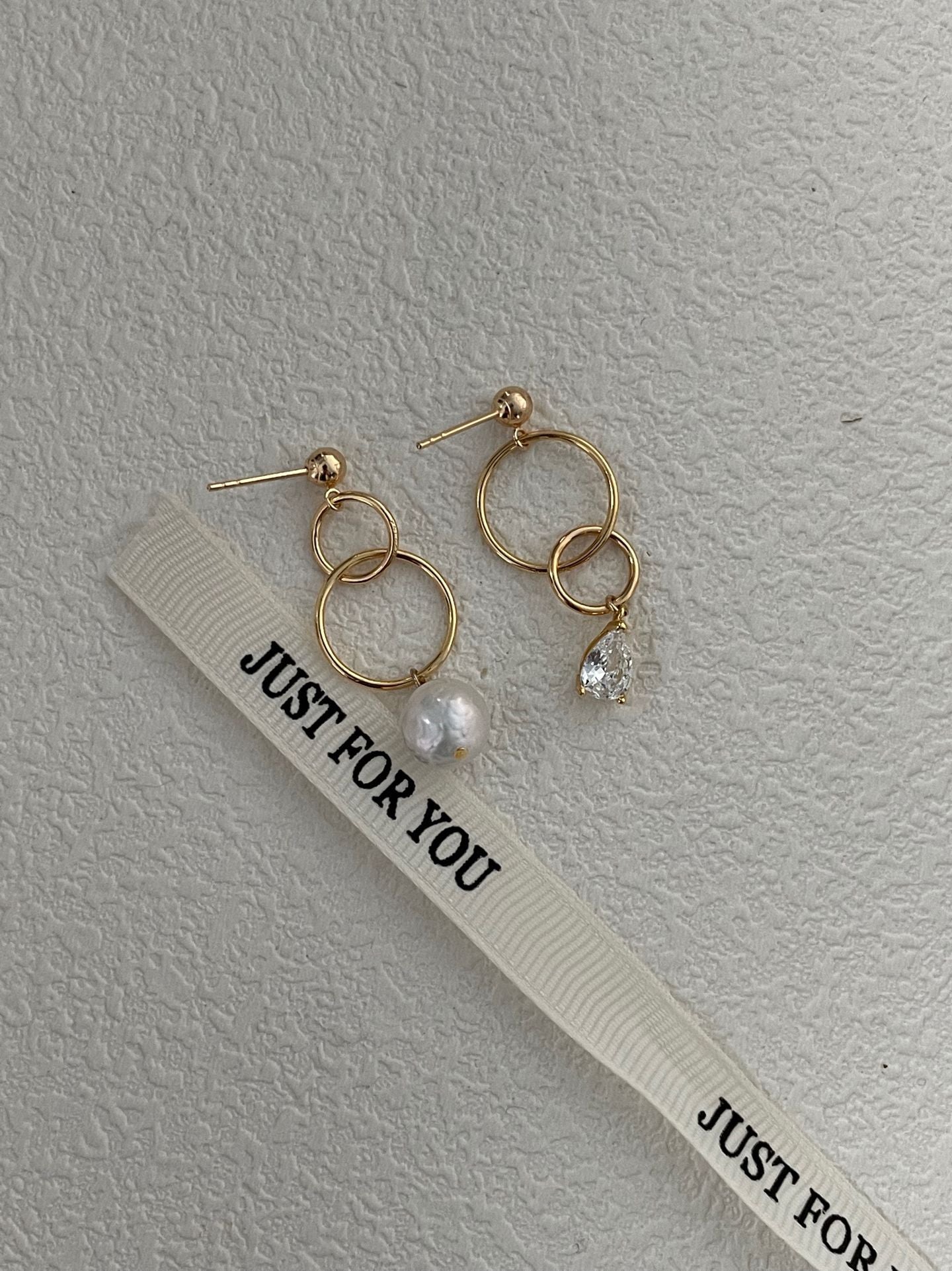 Galaxy Pearl Earrings A/B Version - Cosmic Baroque Pearl Studs