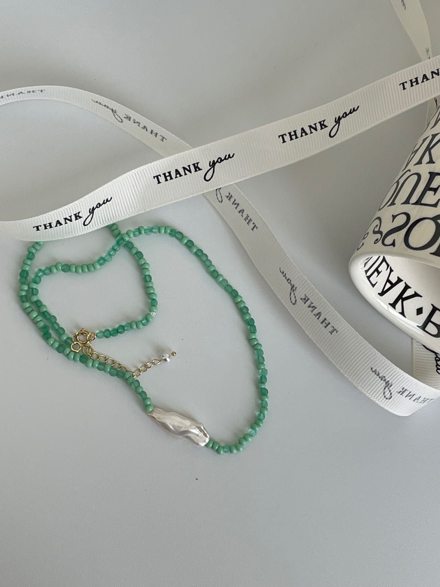 Colorful Baroque Pearl Necklace