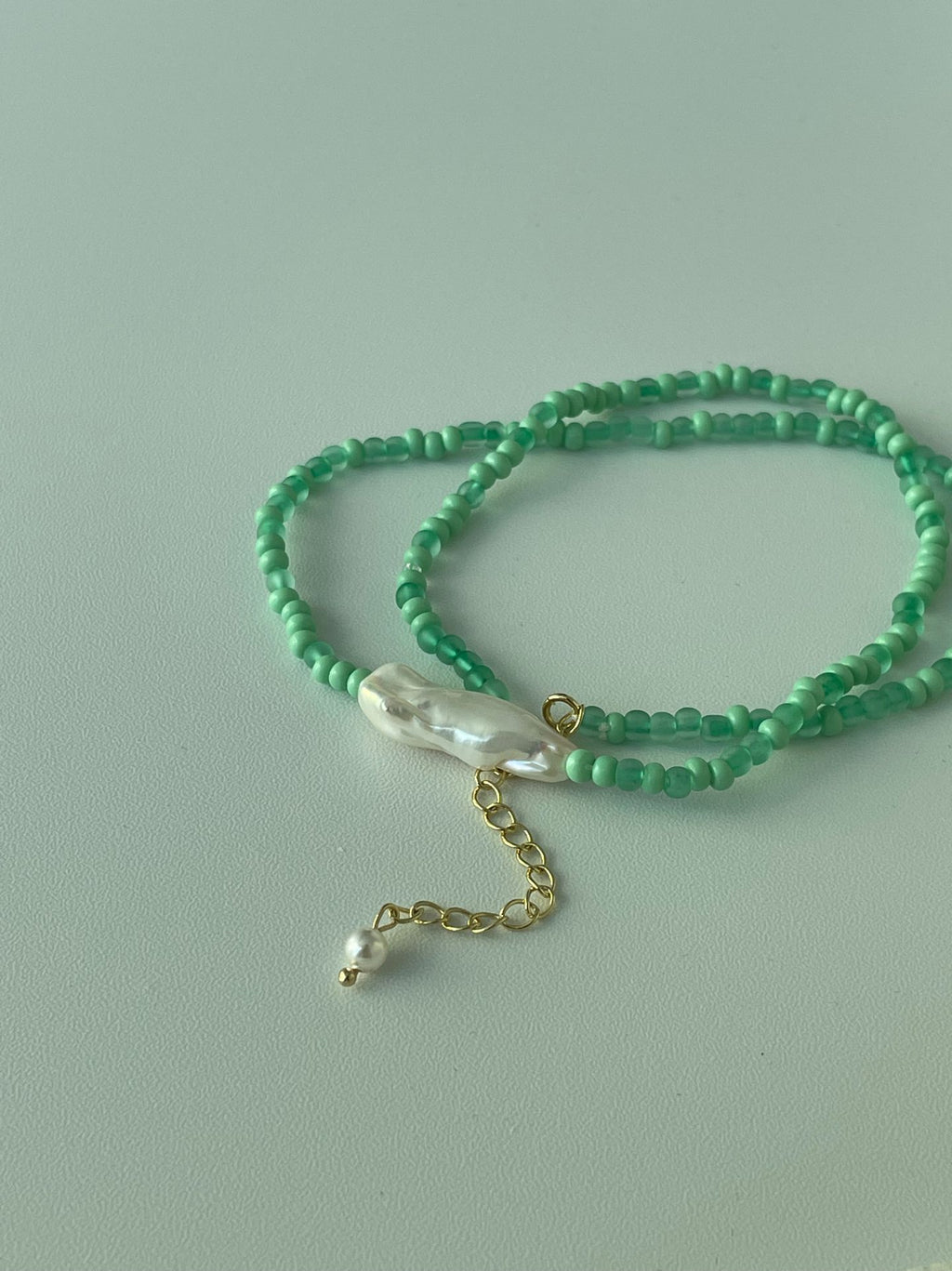 Colorful Baroque Pearl Necklace