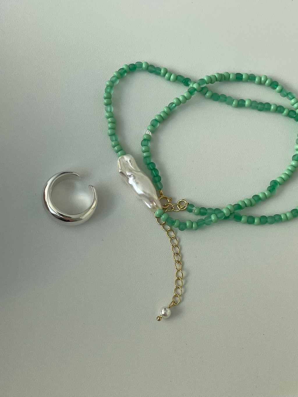 Colorful Baroque Pearl Necklace