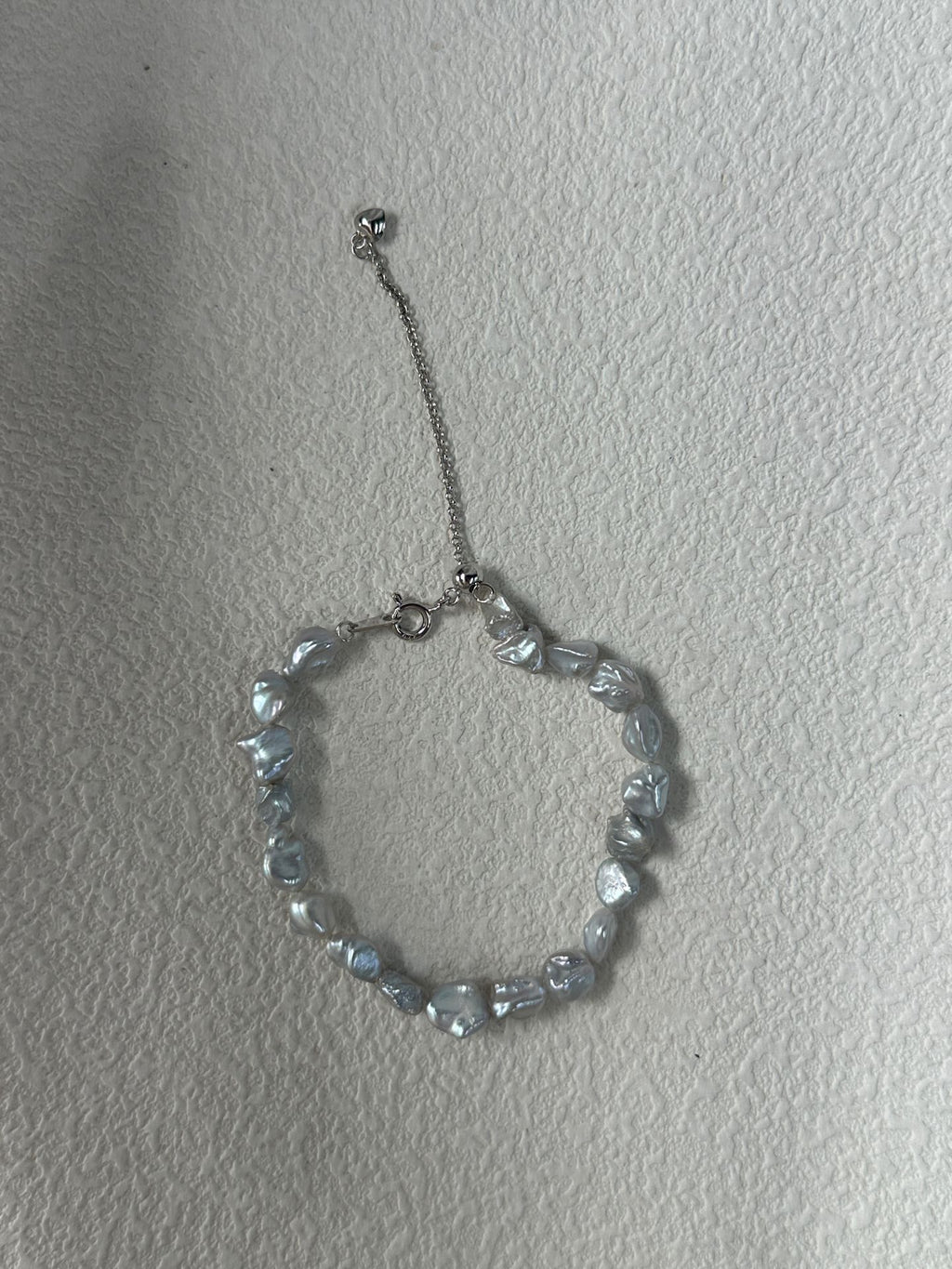 Blue Blood Crushed Silver Bracelet