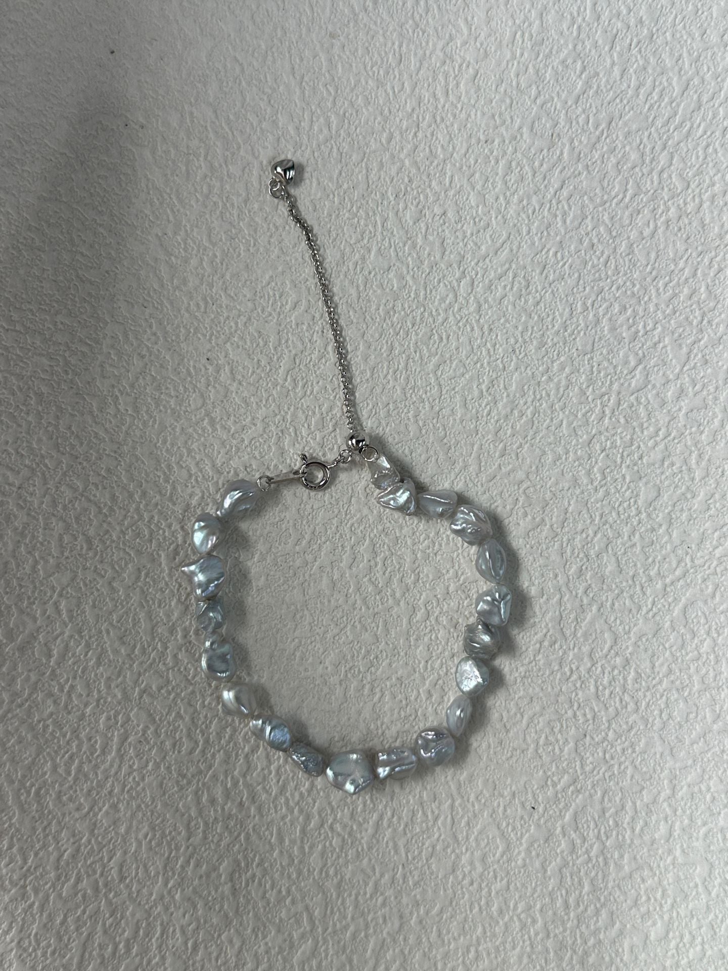 Blue Blood Crushed Silver Bracelet