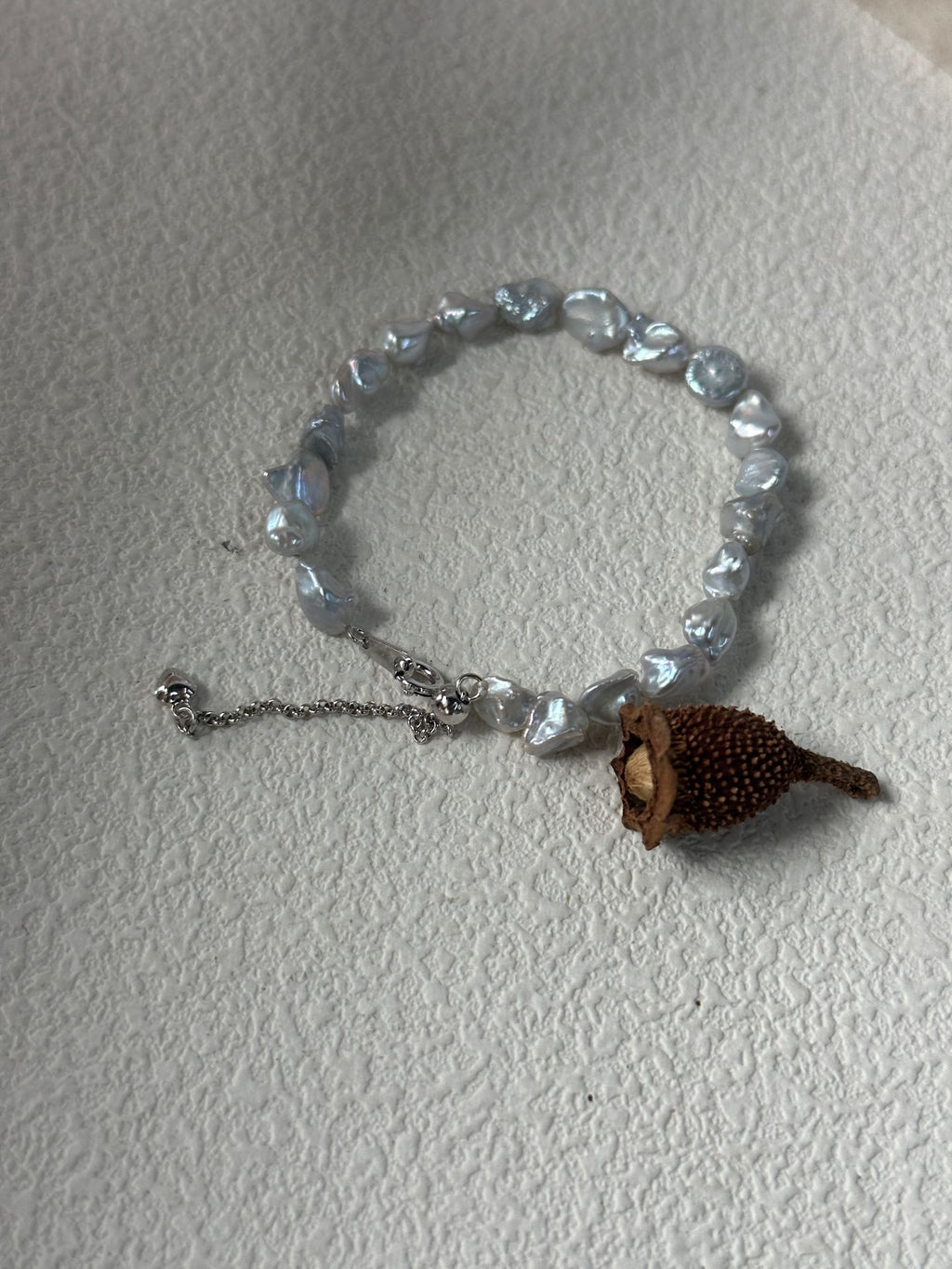 Blue Blood Crushed Silver Bracelet