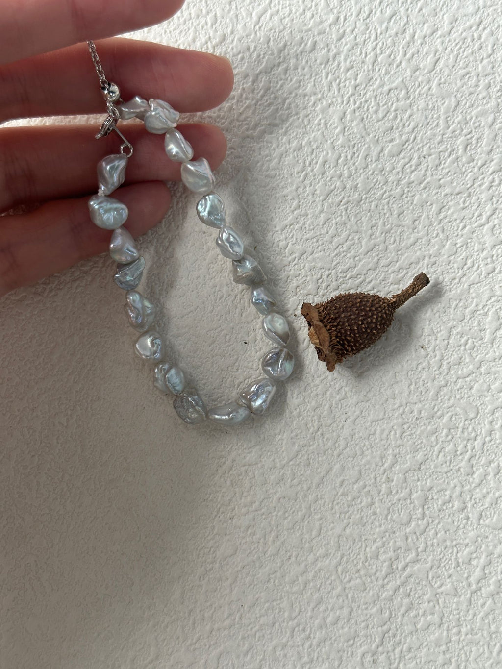 Blue Blood Crushed Silver Bracelet