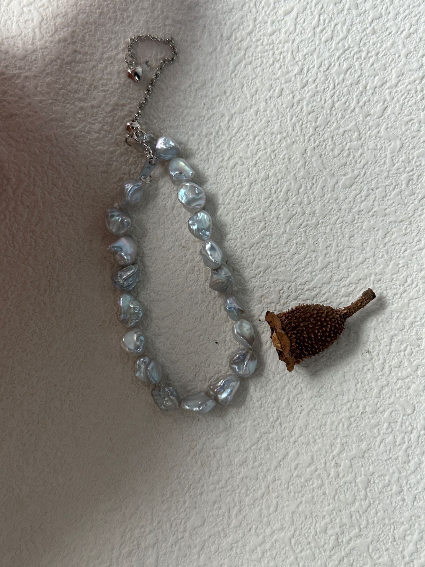 Blue Blood Crushed Silver Bracelet