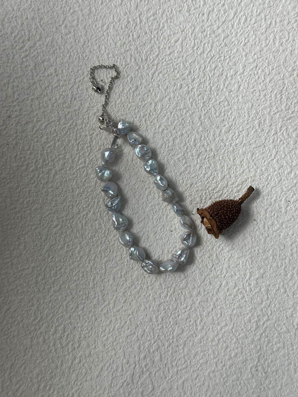 Blue Blood Crushed Silver Bracelet