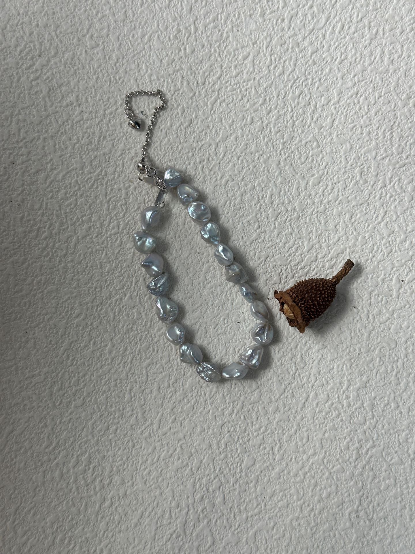 Blue Blood Crushed Silver Bracelet