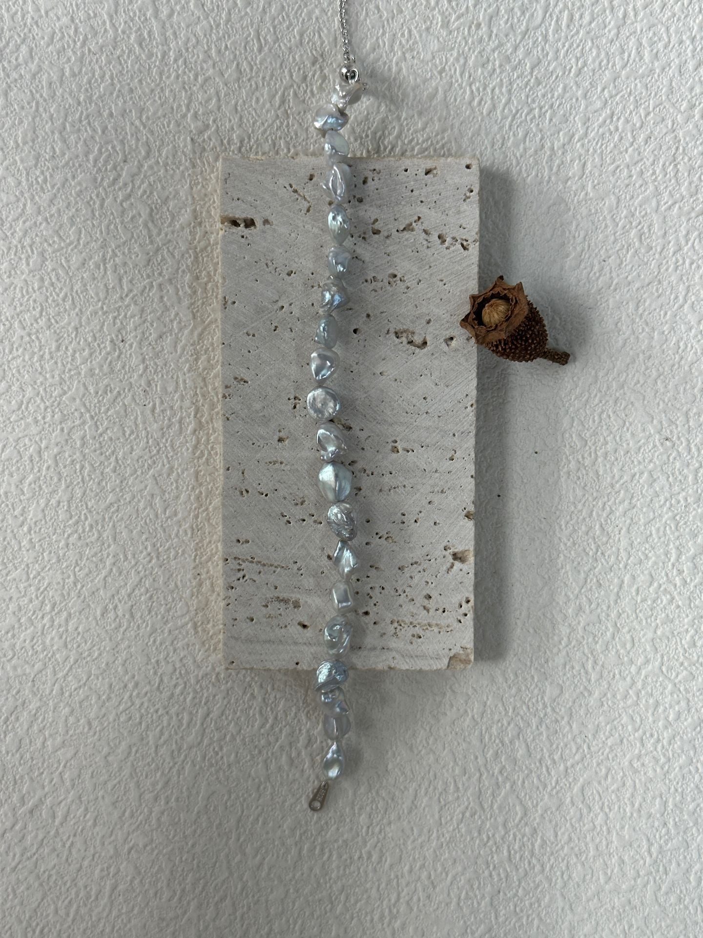 Blue Blood Crushed Silver Bracelet