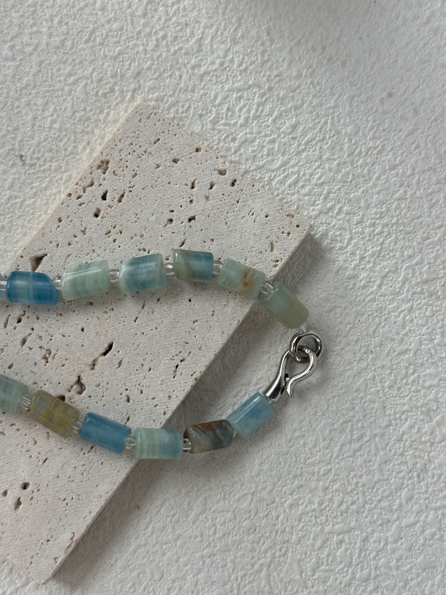 Large Blue Turquoise Statement Necklace