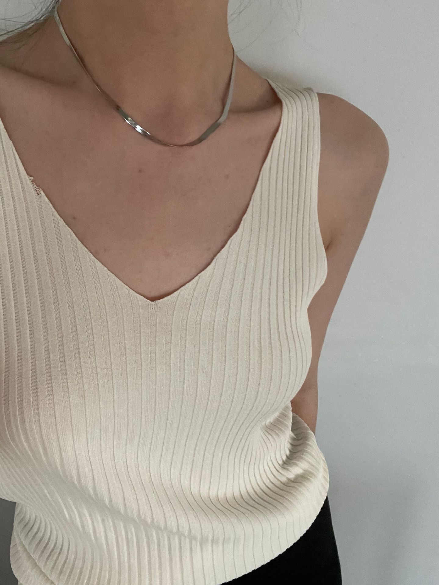 Snake Chain Baroque Necklace