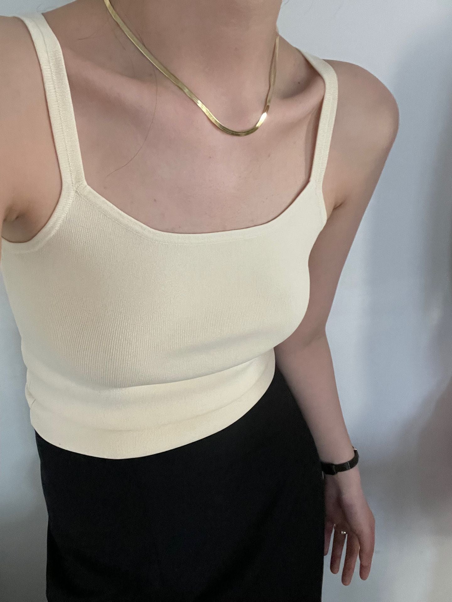 Snake Chain Baroque Necklace