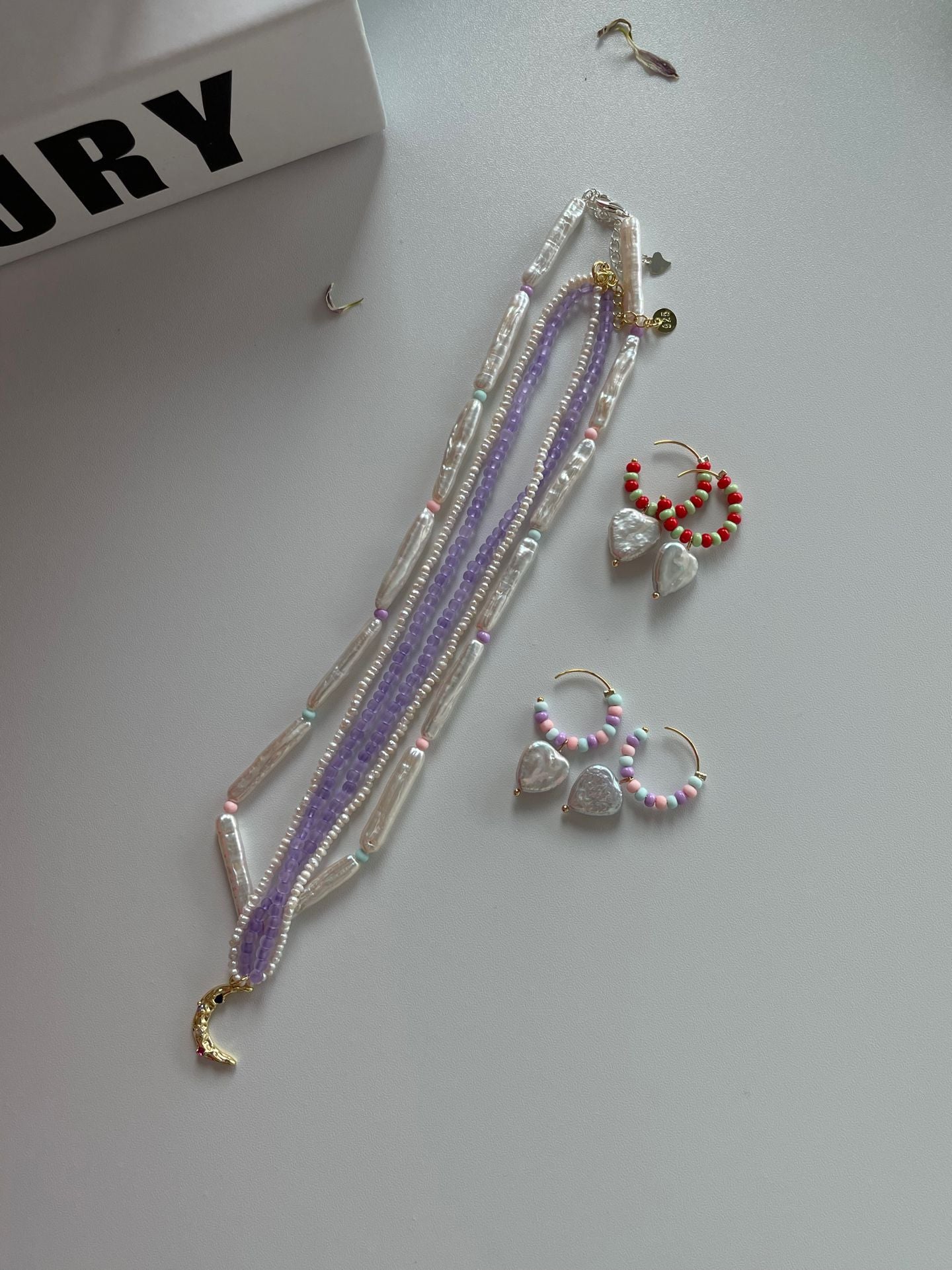Moon Double Layer Necklace