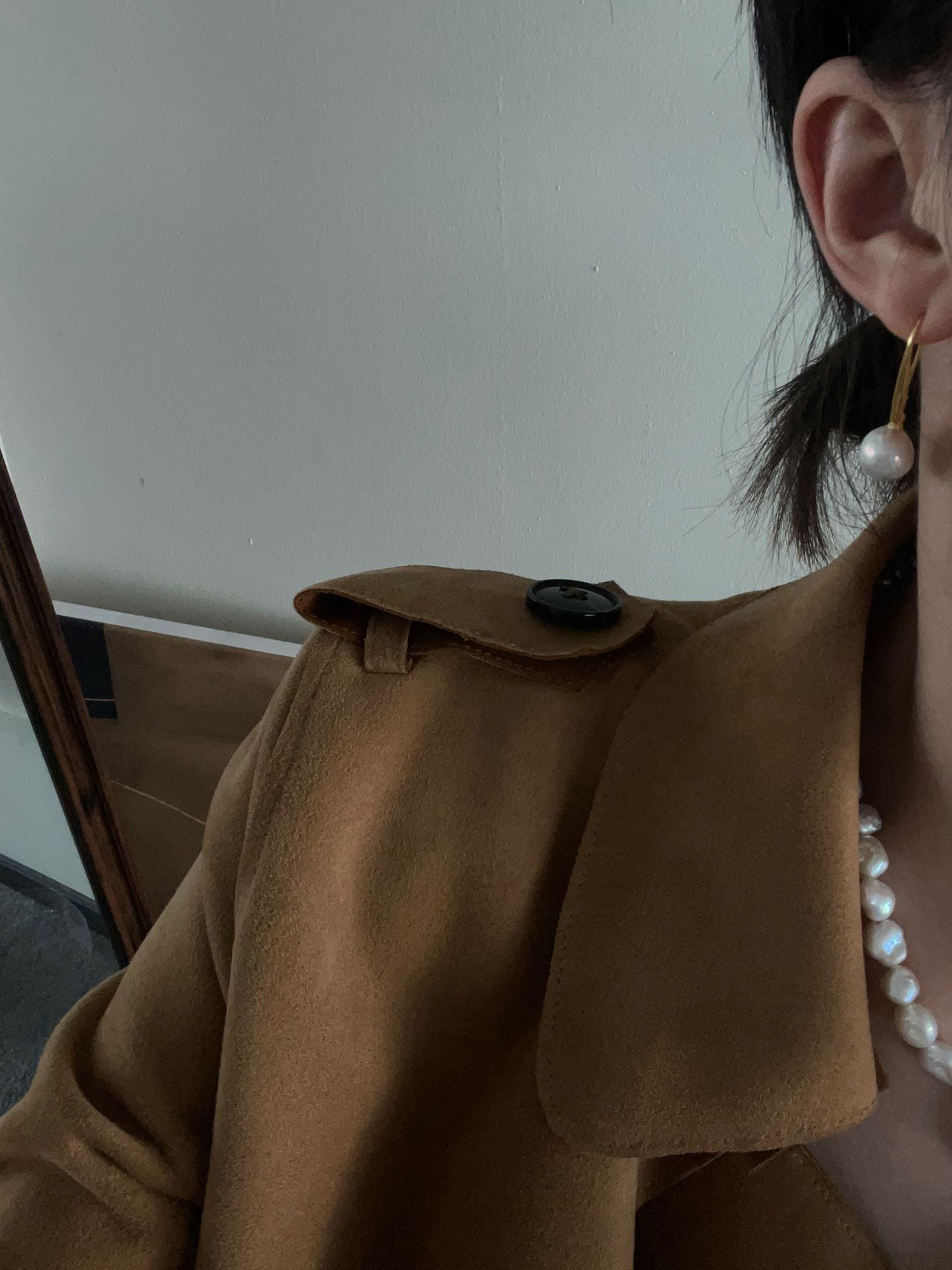 Baroque Pearl Earrings - Natural Irregular Pearl Drop Earrings