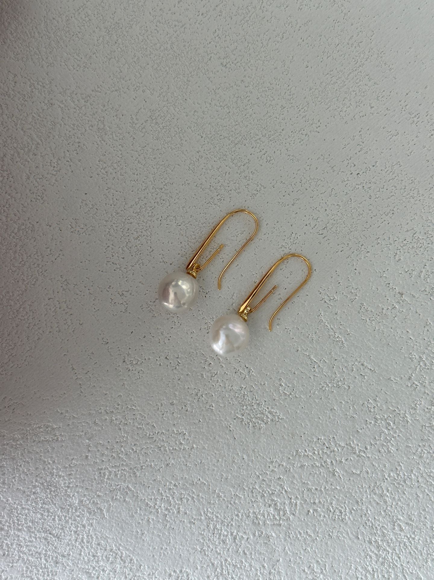 Baroque Pearl Earrings - Natural Irregular Pearl Drop Earrings